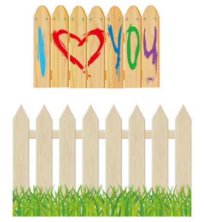 Decorative Wooden Fence