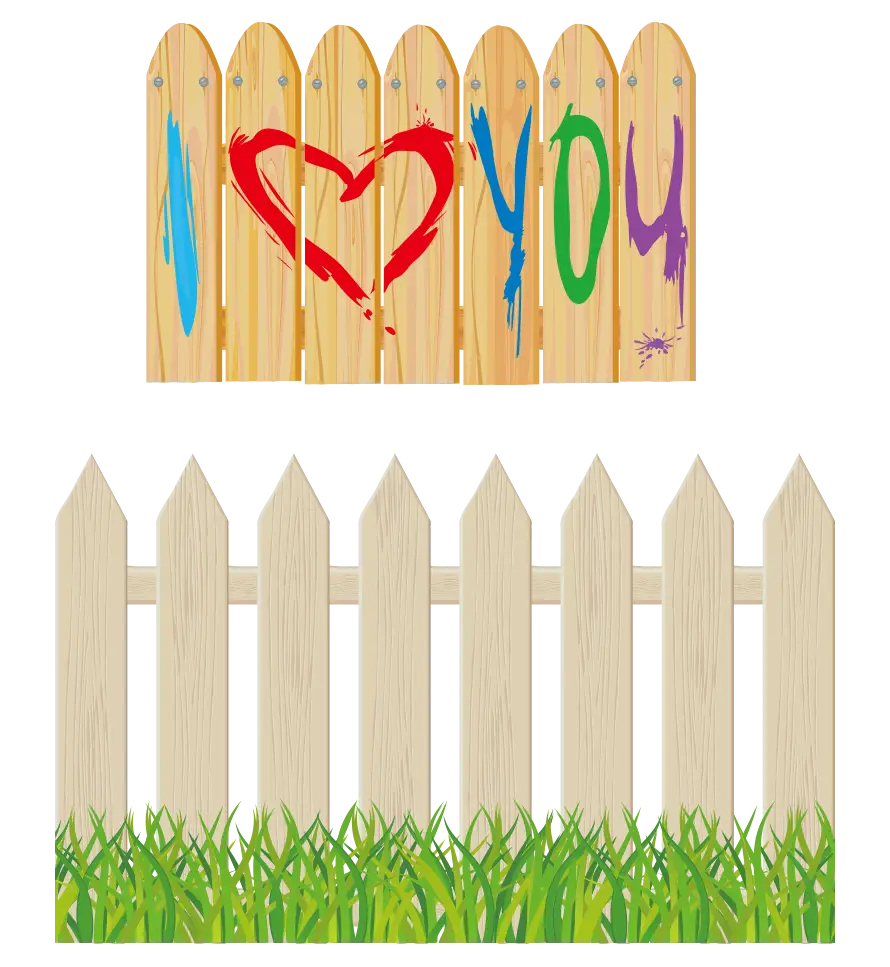 Decorative Wooden Fence