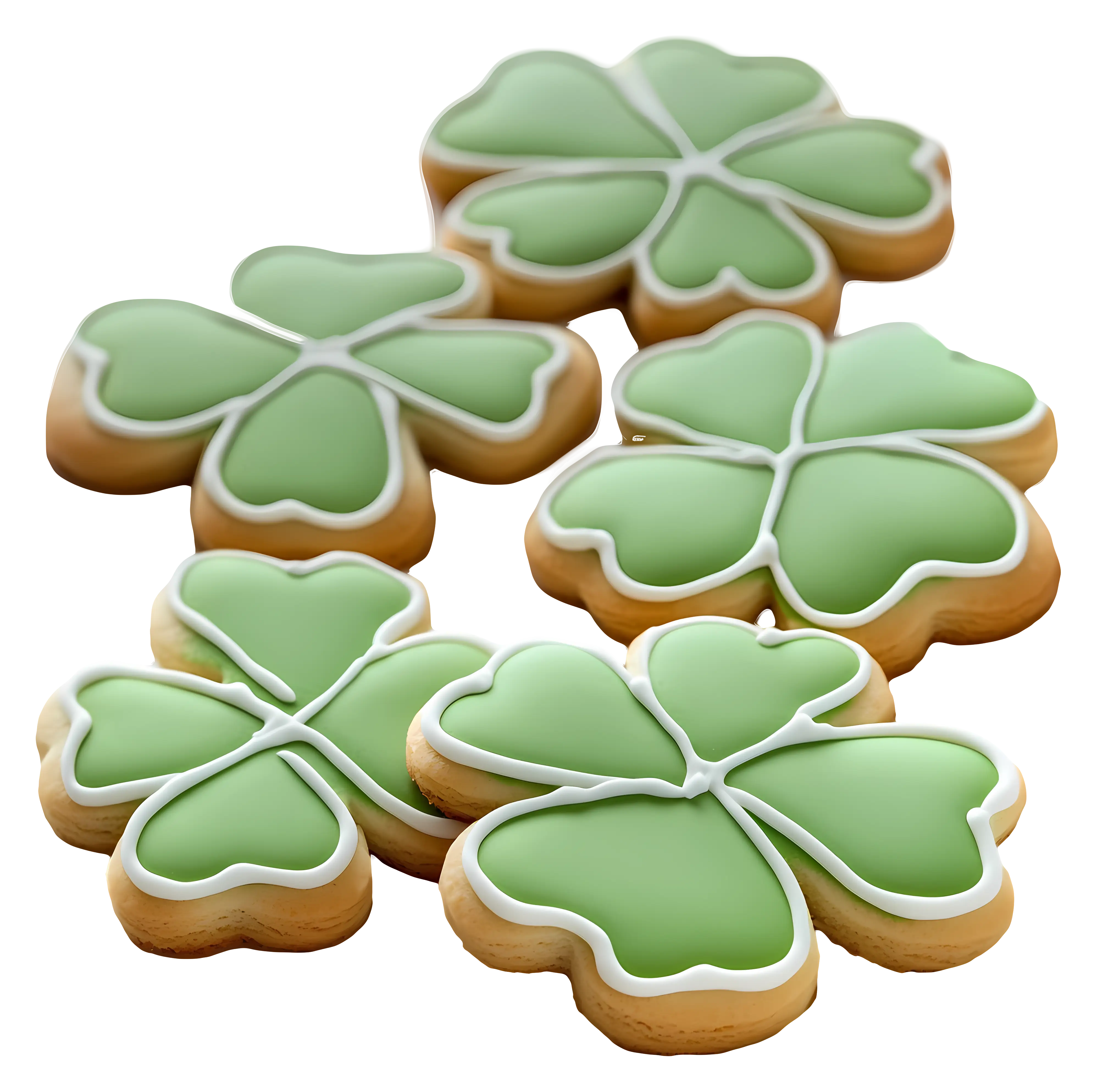 Green Clover Cookies