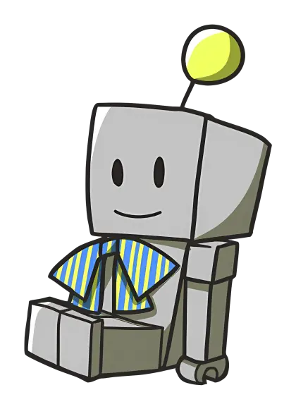 Cute Robot Illustration