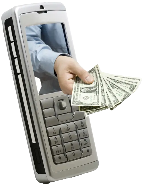 Mobile Payment with Cash