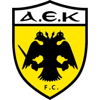 Yellow and Black AEK FC Emblem