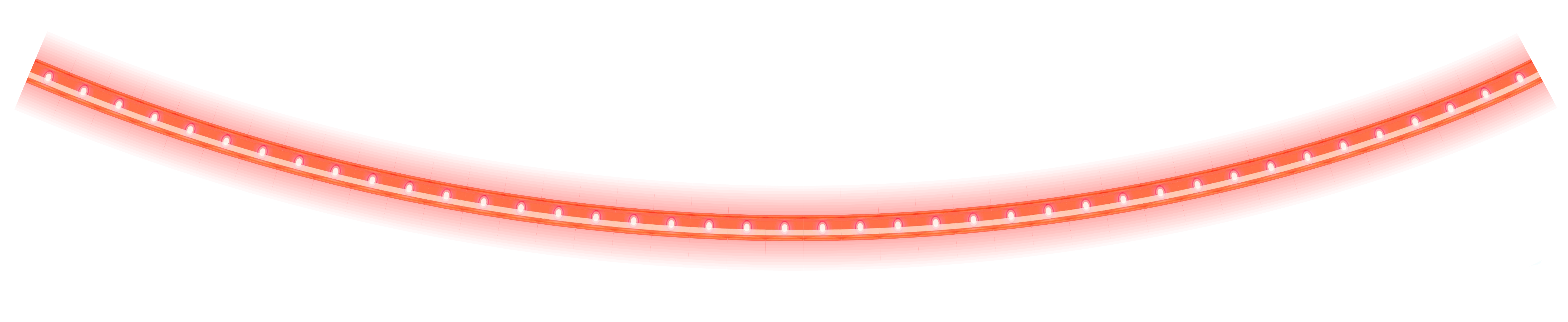 Curved Red Line Design Element