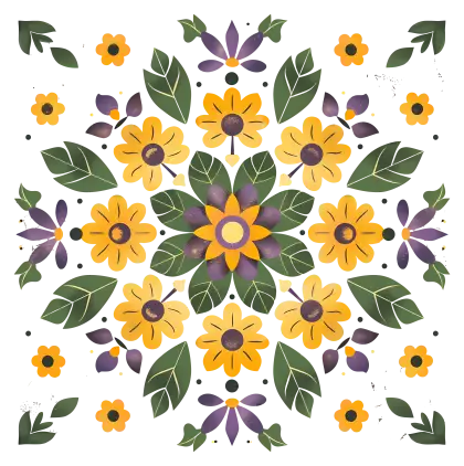 Colorful Floral Pattern Design