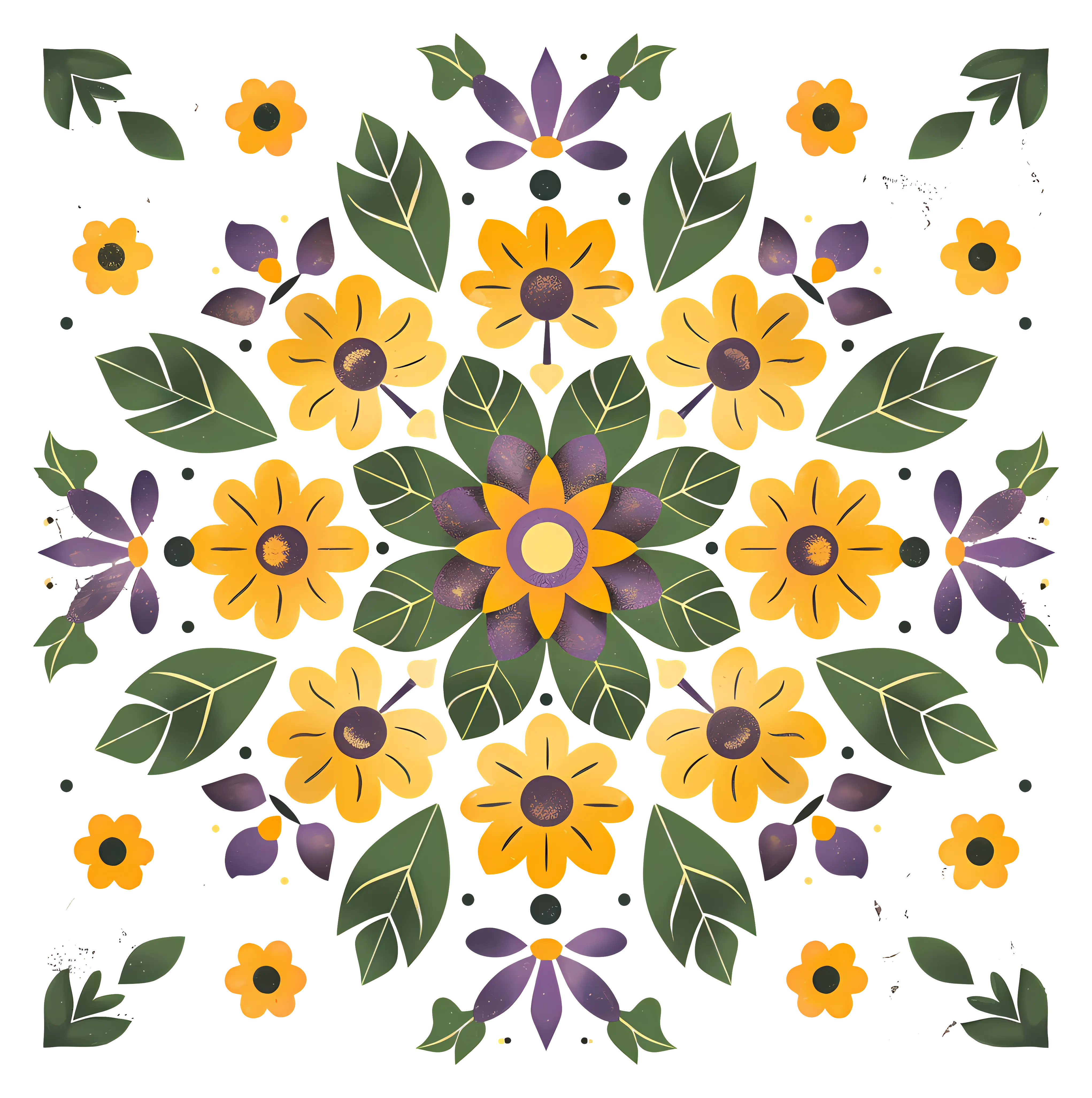 Colorful Floral Pattern Design