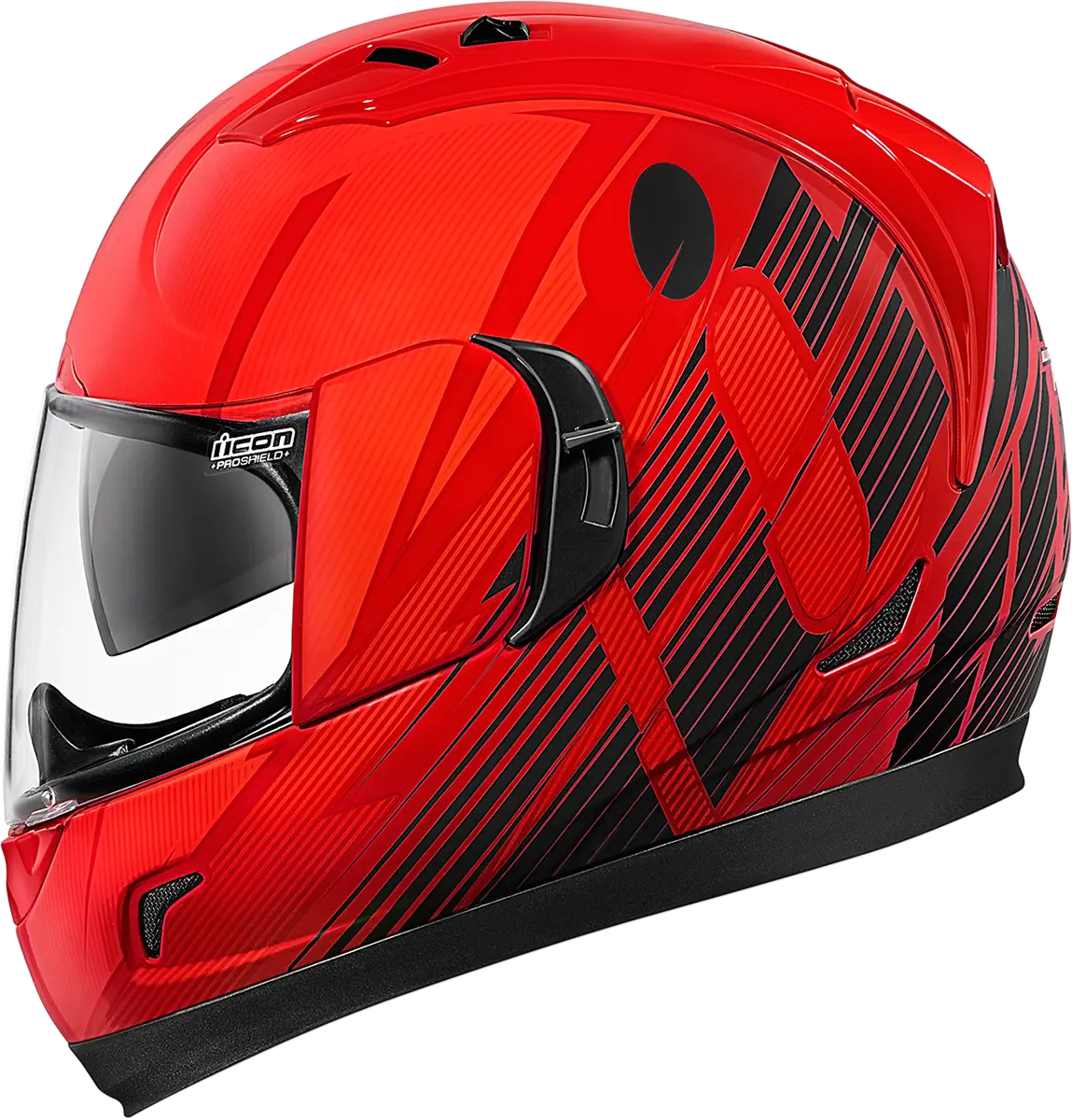 Red Motorcycle Helmet with Modern Design