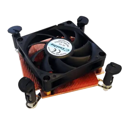 Black Cooling Fan with Heatsink