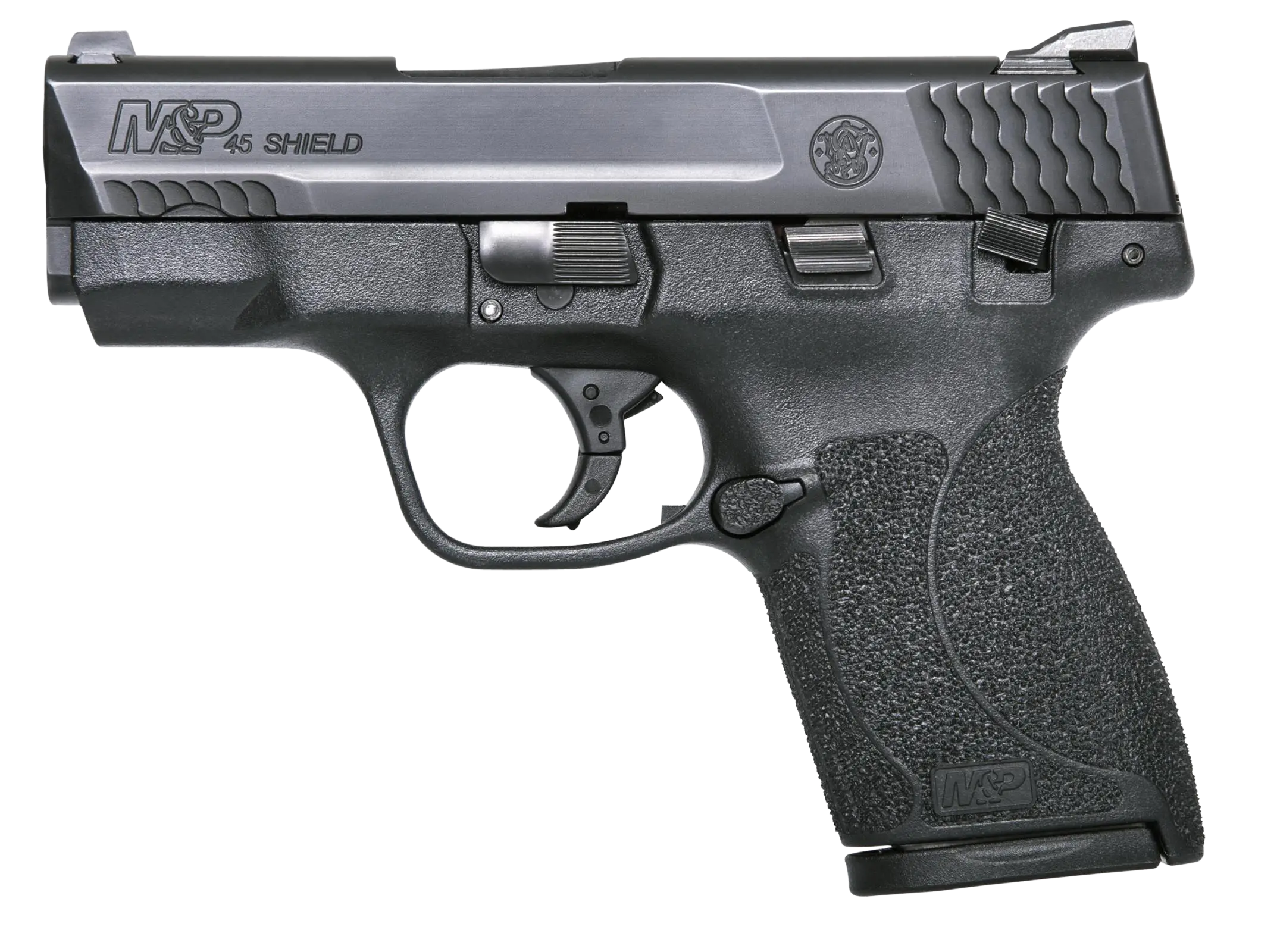 Black Compact Pistol with Tactical Features