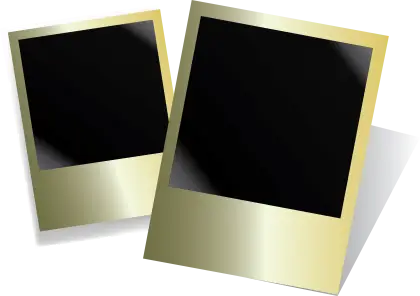 Golden Photo Frames