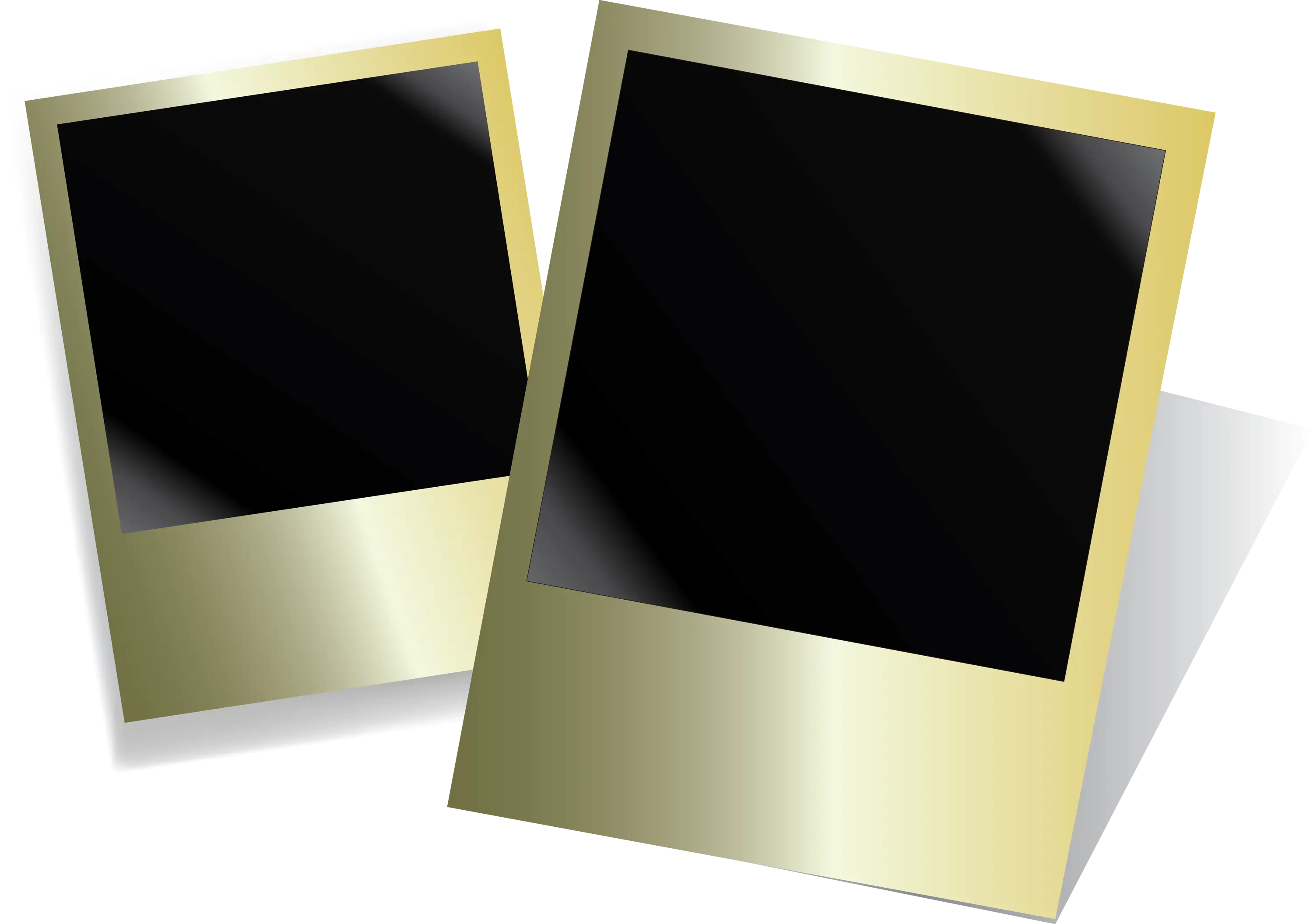 Golden Photo Frames