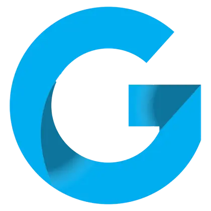 Modern Blue G Letter Logo