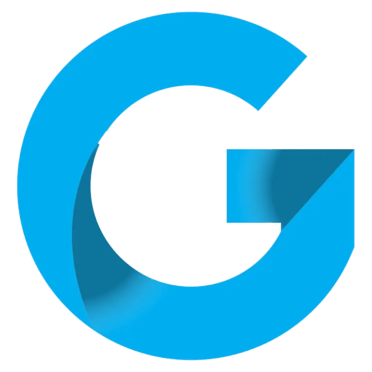 Modern Blue G Letter Logo
