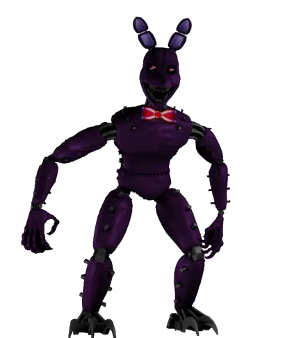 Creepy Purple Animatronic Character