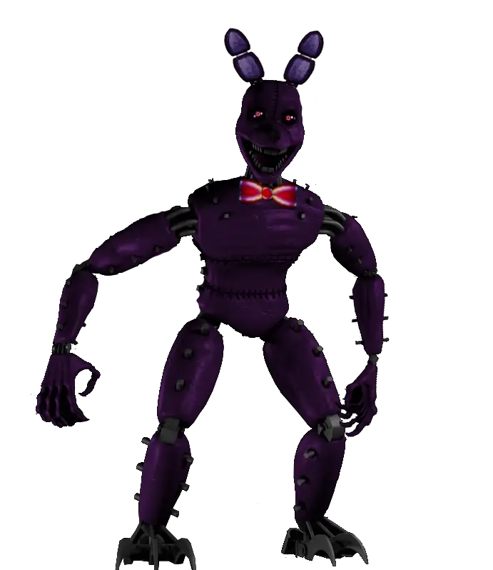 Creepy Purple Animatronic Character