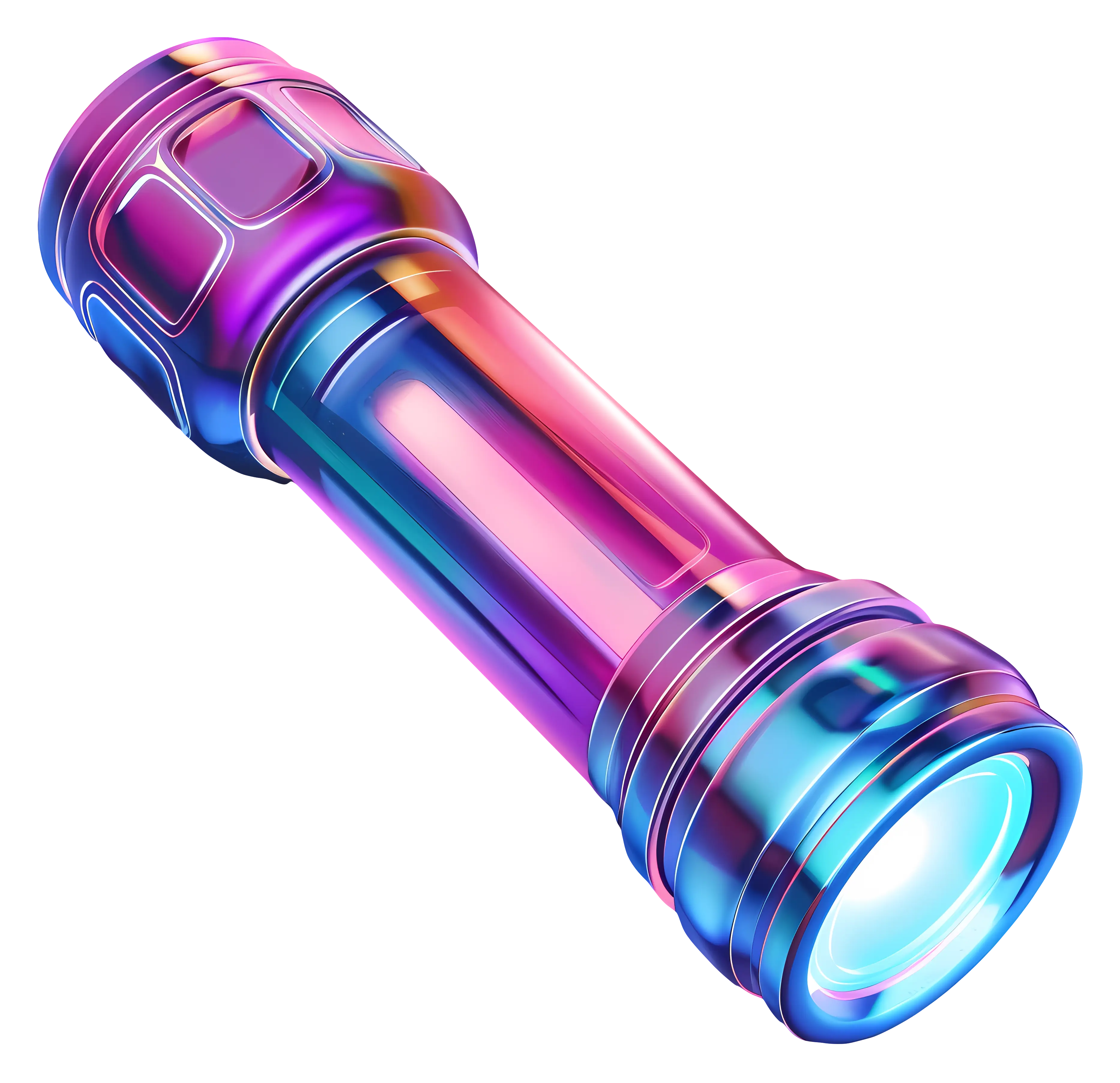 Colorful Flashlight Illustration