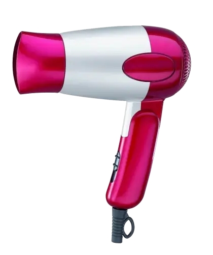 Red and White Hairdryer for Personal Care