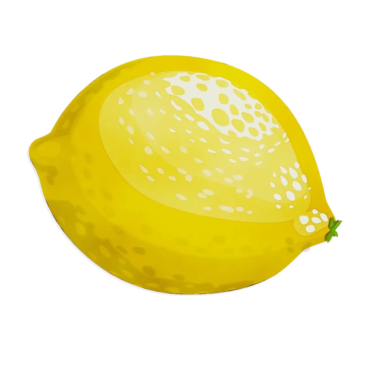 Yellow Lemon Illustration Design