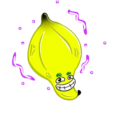 Funny Cartoon Banana