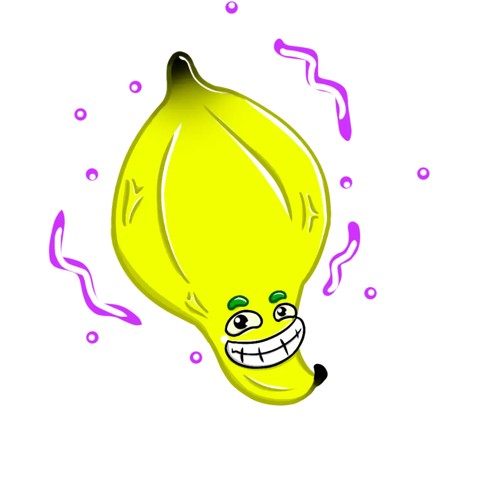 Funny Cartoon Banana