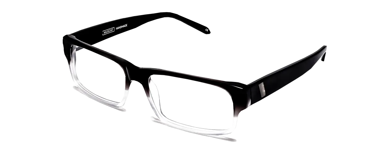 Black Rectangular Eyeglasses for Vision Correction
