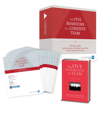 The Five Behaviors of a Cohesive Team Book by Patrick Lencioni