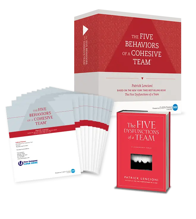 The Five Behaviors of a Cohesive Team Book by Patrick Lencioni