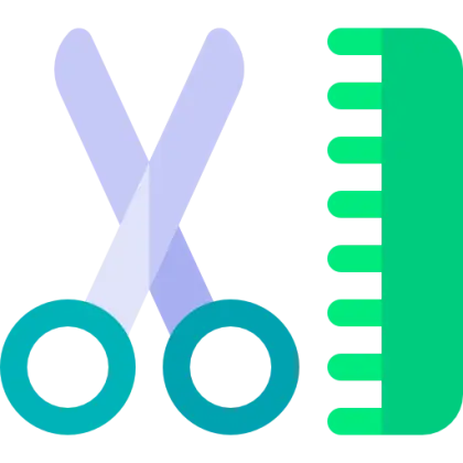 Scissors and Comb for Hair Styling