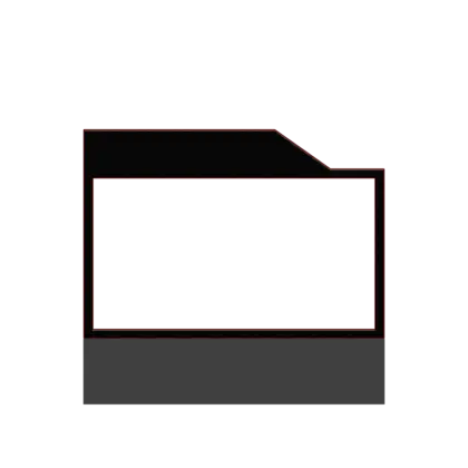 Black Folder Icon for Digital Organization