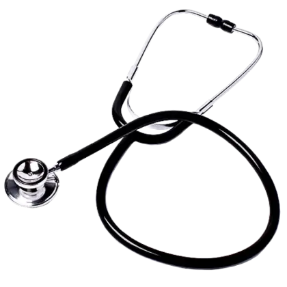 Black Stethoscope for Medical Practice