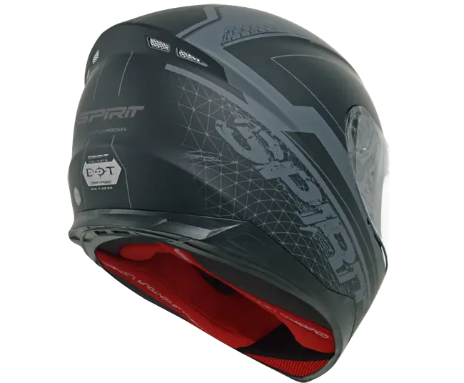 Black Motorcycle Helmet for Rider Safety