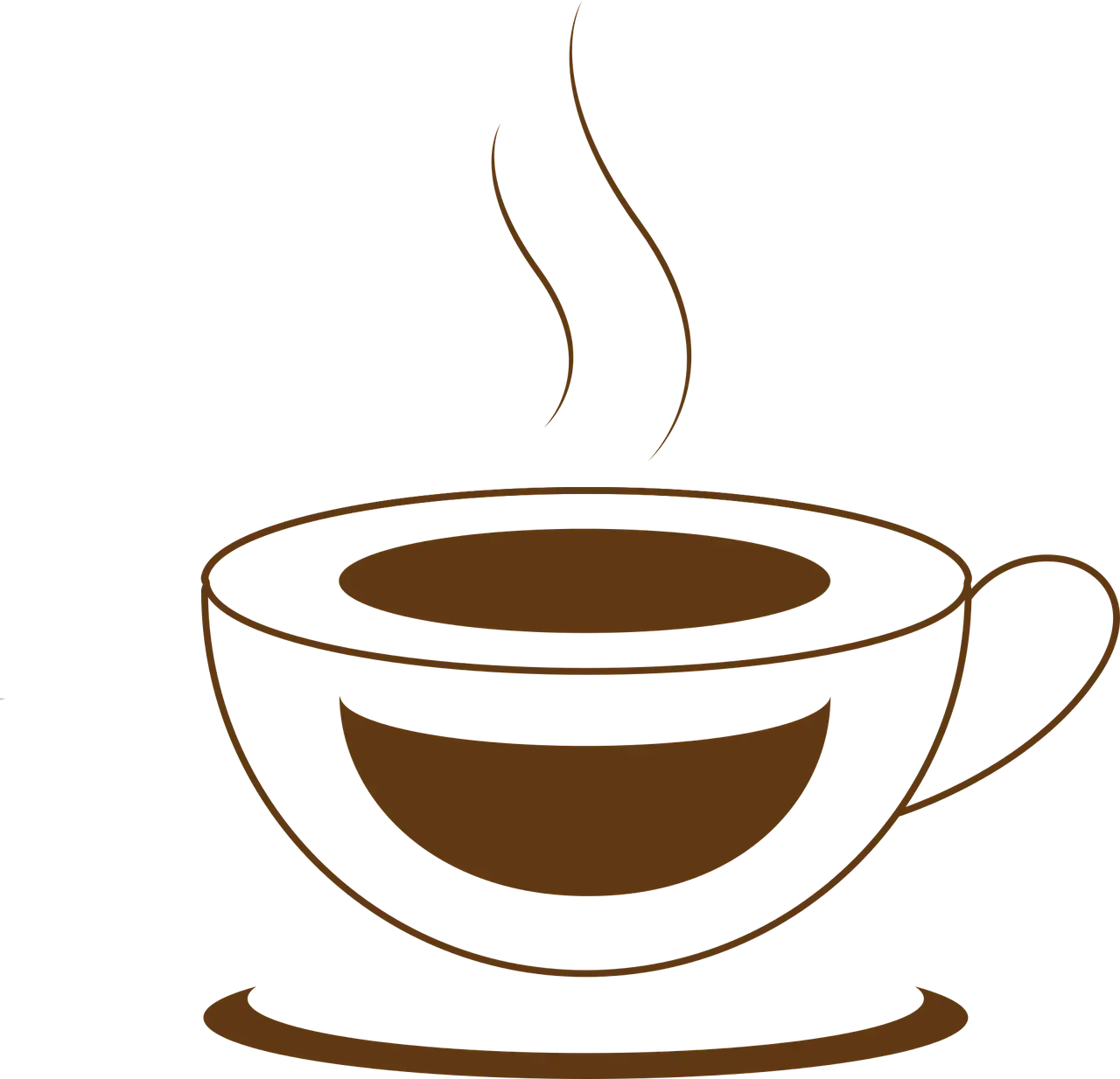 Steaming Coffee Cup Illustration