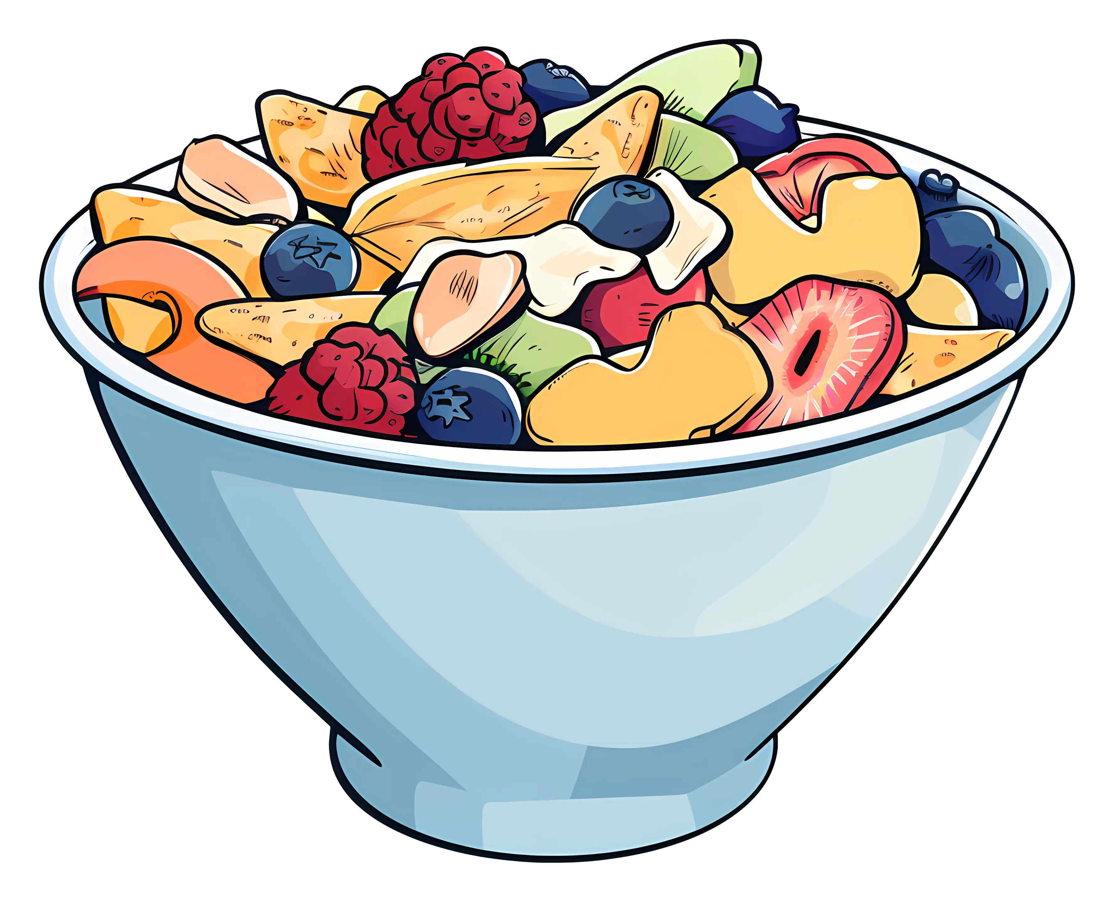Colorful Fruit Bowl