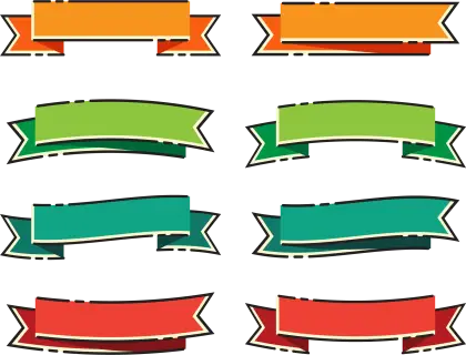 Colorful Decorative Ribbons