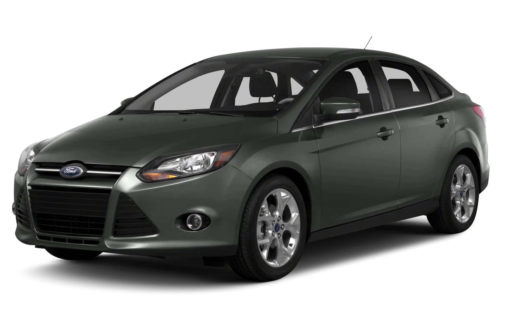 Green Ford Sedan Vehicle