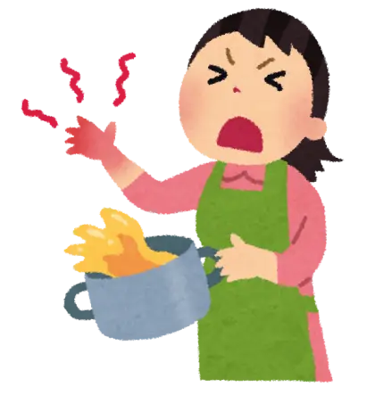 Illustration of a Burning Hand