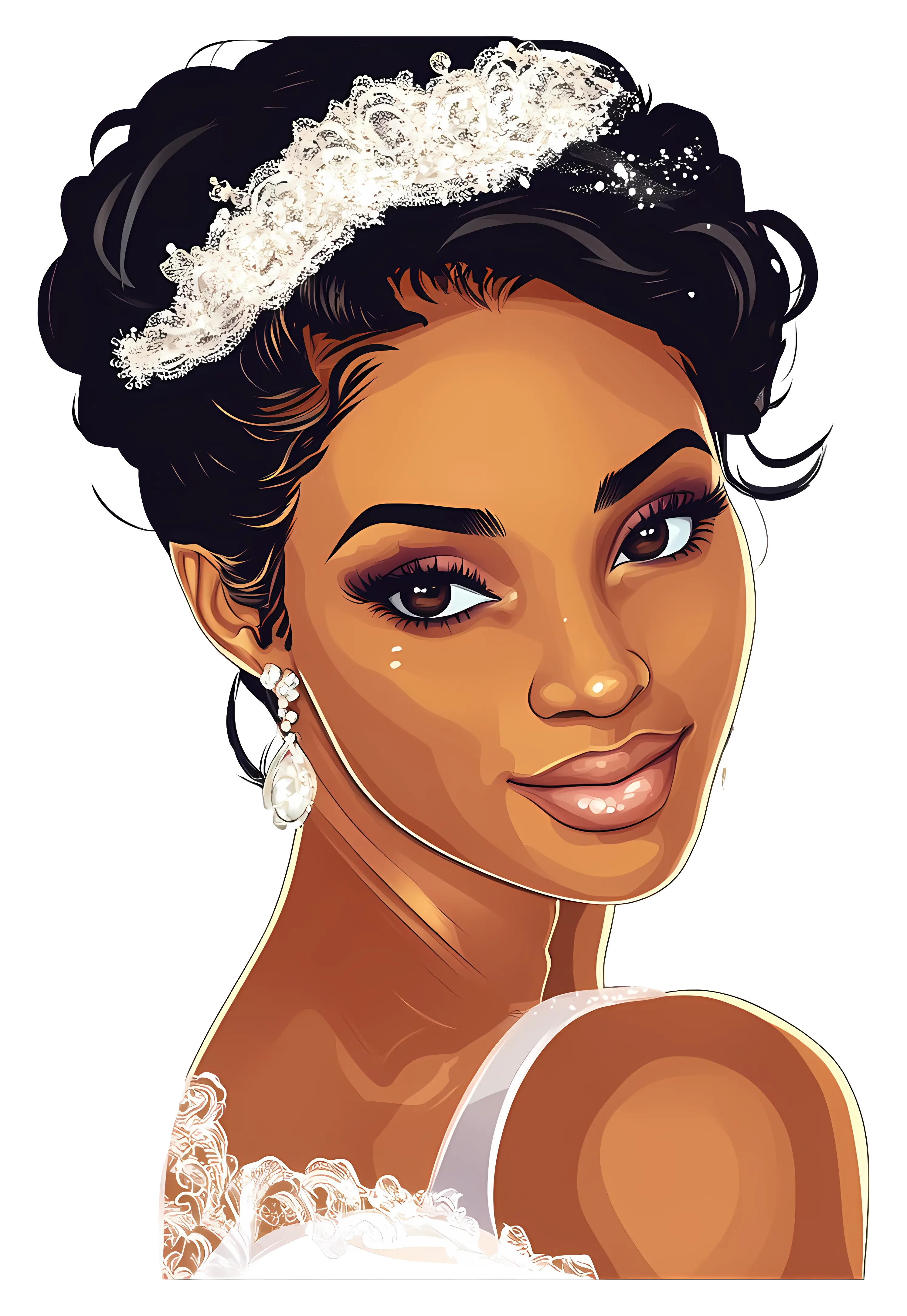Elegant Bride with Tiara