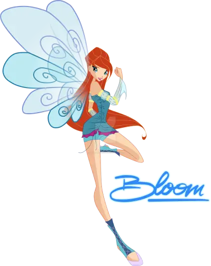 Colorful Animated Fairy with Wings