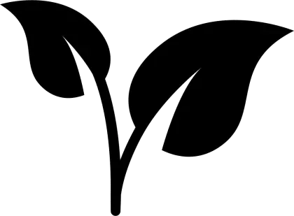 Black Leaf Silhouette Icon