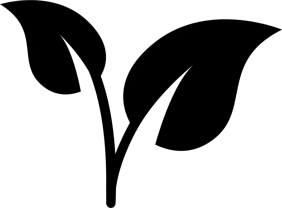 Black Leaf Silhouette Icon