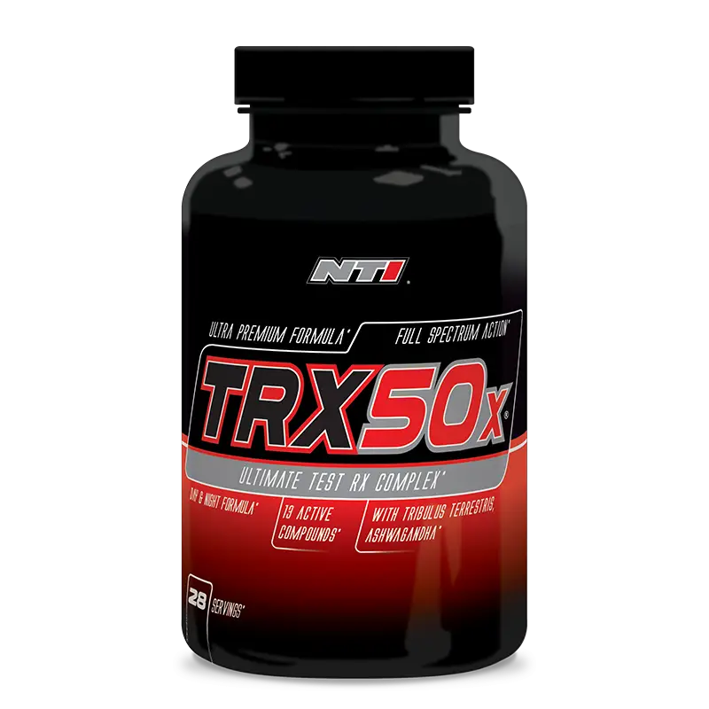 TRX50x Health Supplement Bottle