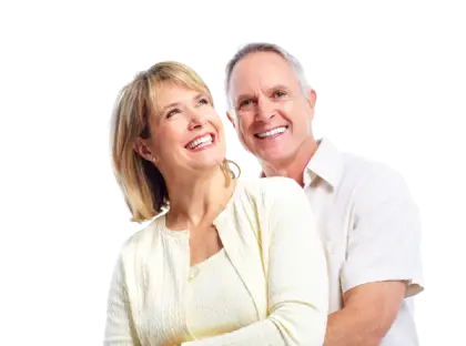 Smiling Middle-Aged Couple in Happy Mood