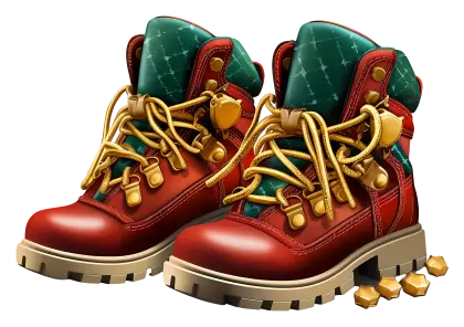 Sturdy Hiking Boots with Laces