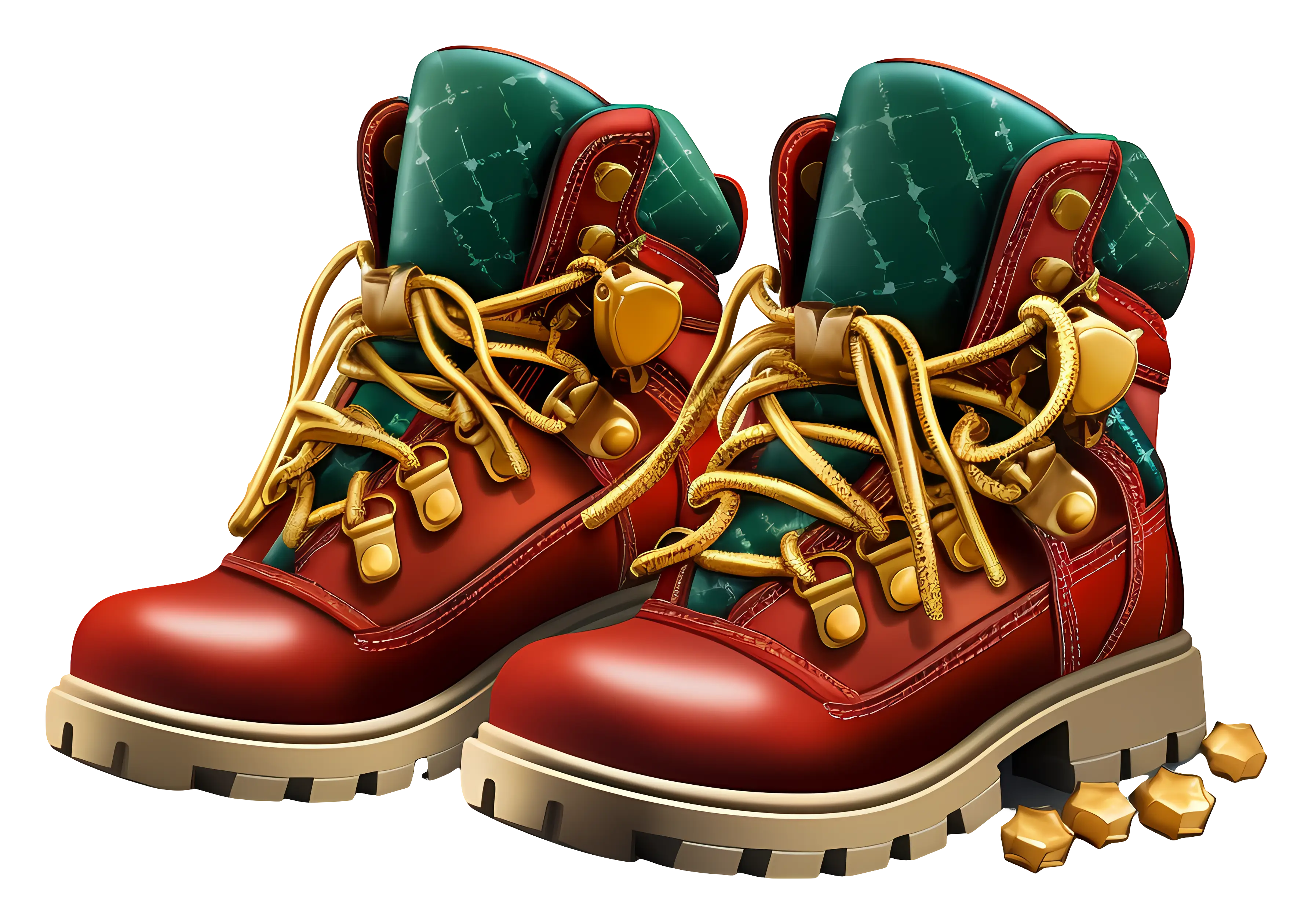 Sturdy Hiking Boots with Laces