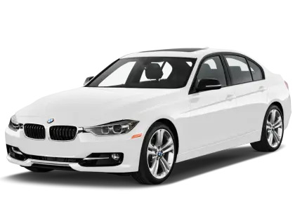 White Luxury Sedan Car