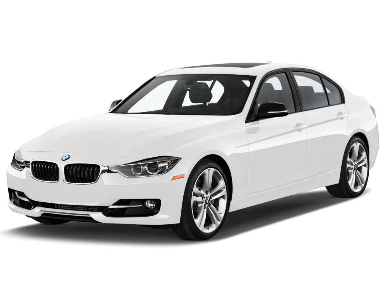 White Luxury Sedan Car