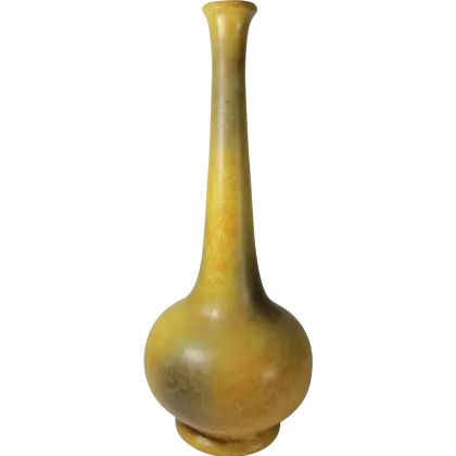 Yellow Ceramic Decorative Vase