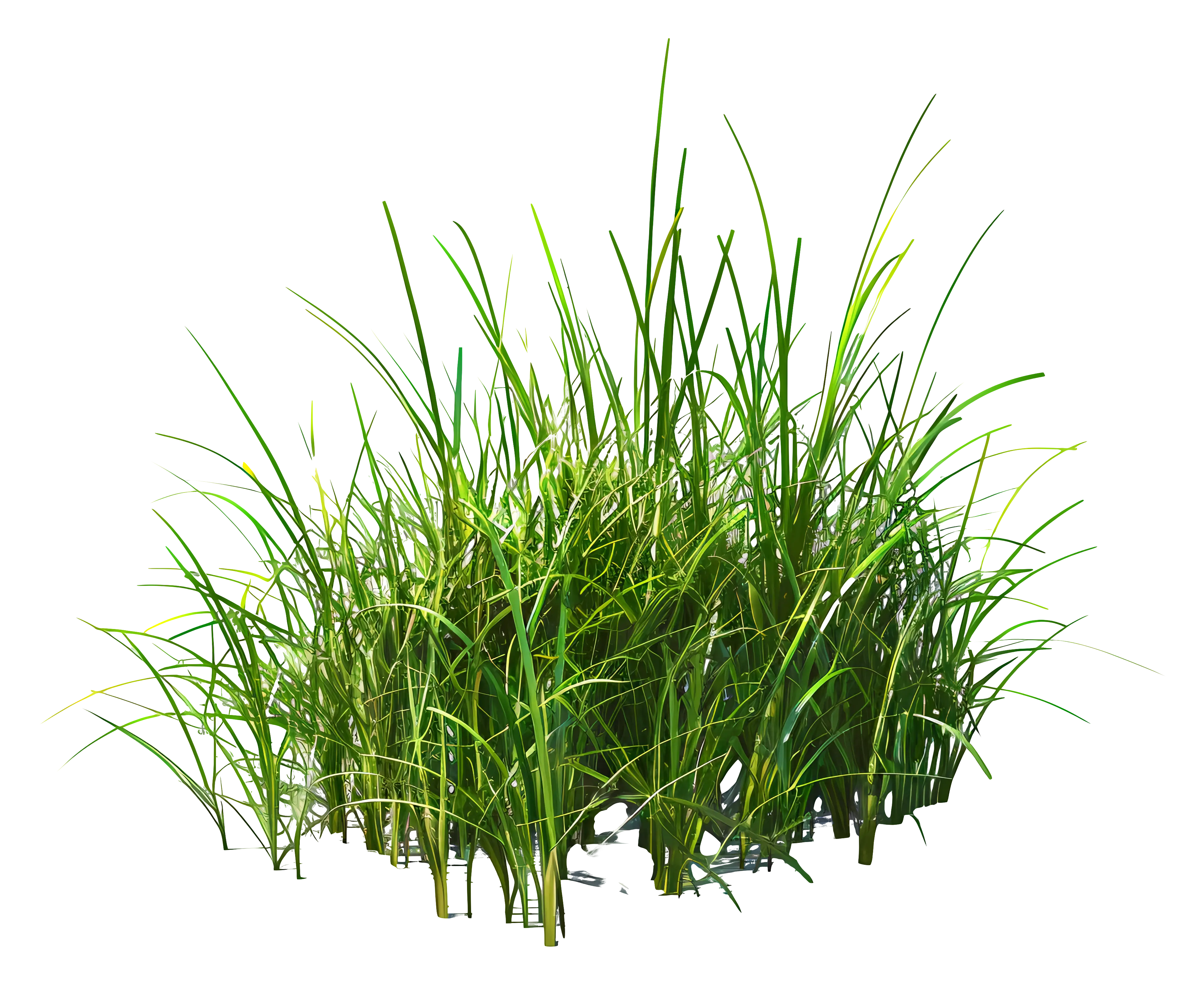 Lush Green Grass Patch
