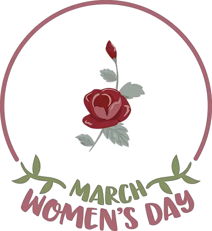 Women&#039;s Day Rose Design