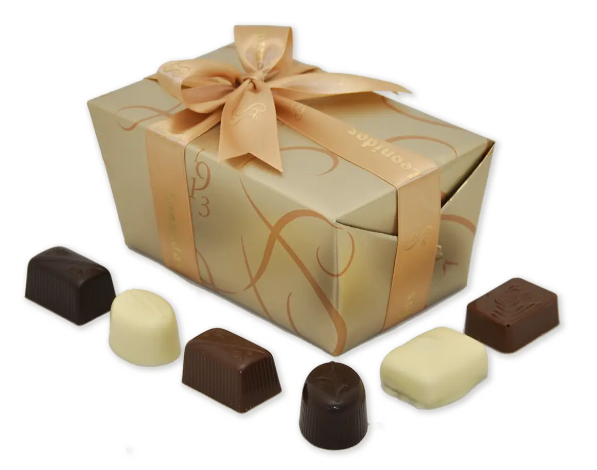 Chocolate Gift Box with Ribbon