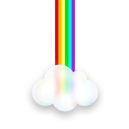 Rainbow and Cloud
